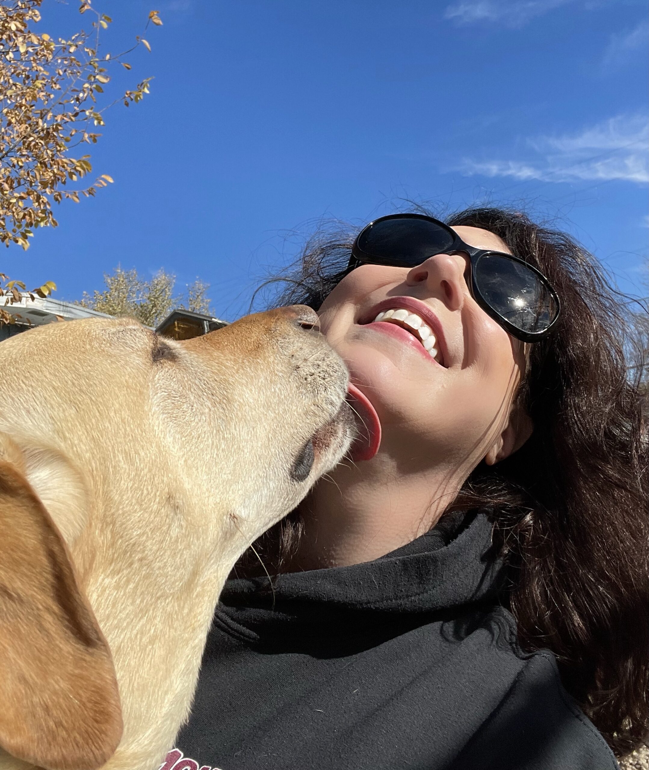 Shannon with a guest